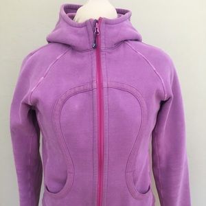 Lululemon Scuba Zip-Up Purple Hoodie, size 4